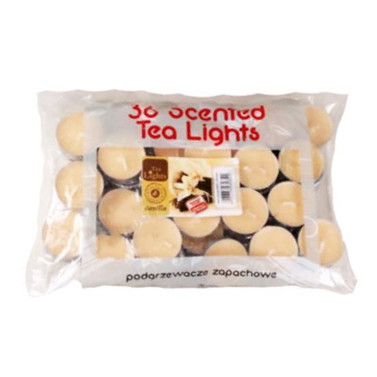 Admit Vonné čajové svíčky 36ks Vanila