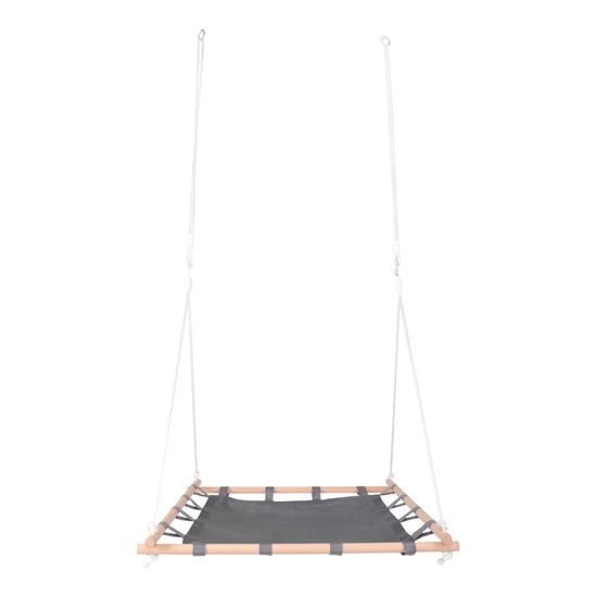 small foot Houpačka v dřevěném čtvercovém rámu