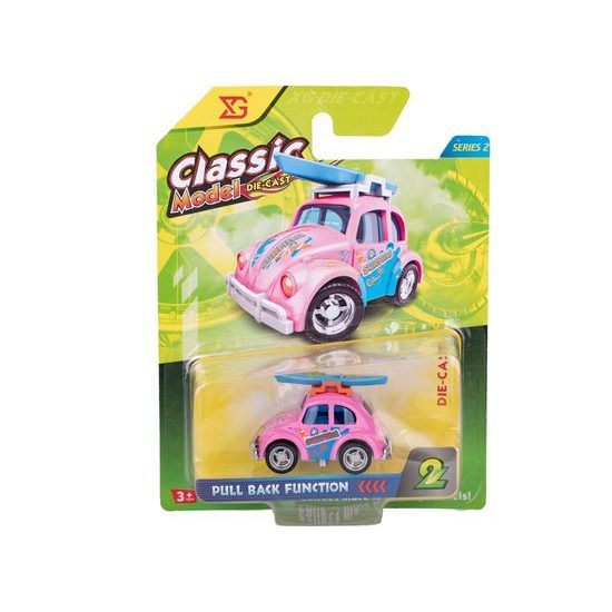 Auto sportovní 5cm kov zpětný chod 8druhů na kartě