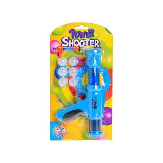Toys&Trends pistole 26cm na kuličky svítící ve tmě 6ks 2barvy na kartě