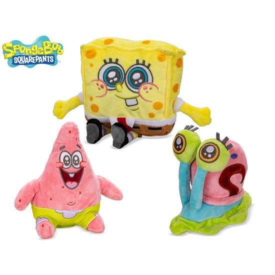 SpongeBob plyšový 21cm roztomilý 3druhy 0m+