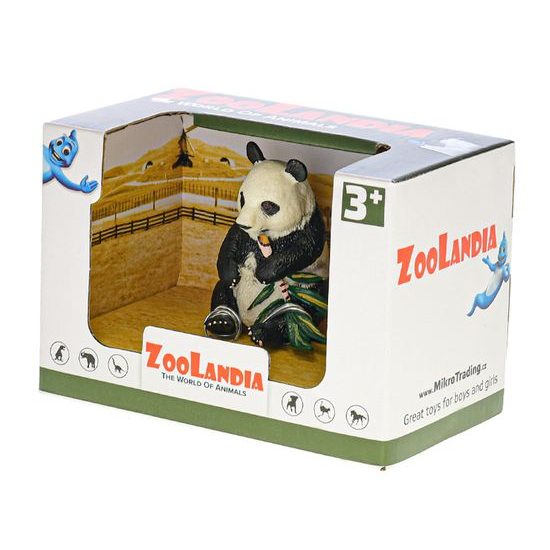 Zoolandia panda 6,5-10cm 2druhy v krabičce
