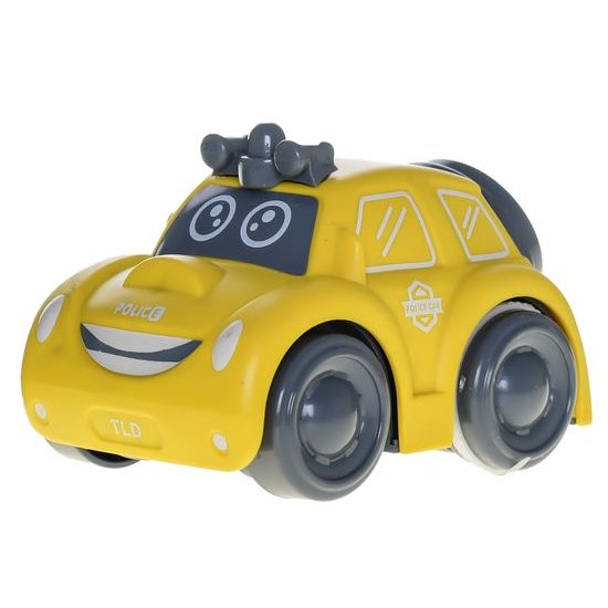 Auto policejní 8,5cm na setrvačník 4barvy12ks v DBX