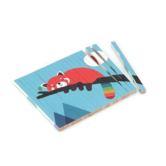 Vilac Dřevěná 4D skládačka Zvířátka