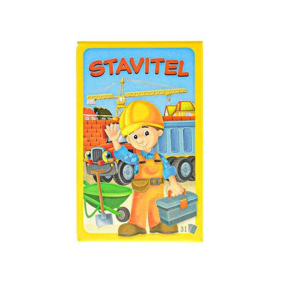 Karty Černý Petr Stavitel 31ks v krabičce