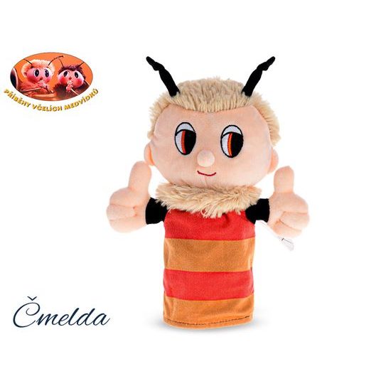 Příběhy včelích medvídků Čmelda - maňásek plyšový 24cm 0m+ v sáčku