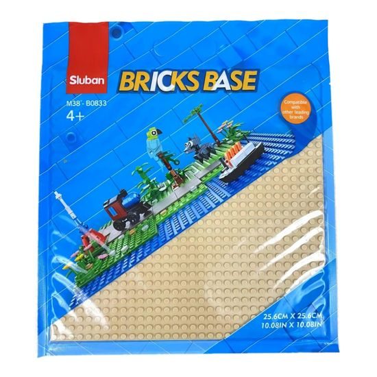 Sluban Bricks Base M38-B0833A Základová deska 32x32 béžová