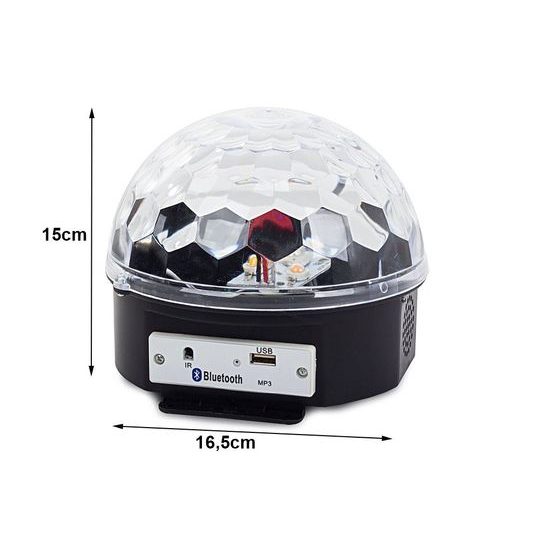 Magická disko koule s MP3 přehrávačem a Bluetooth připojením