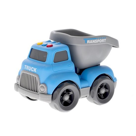 Mini Club auto sklápěčka 16cm volný chod na baterie se světlem a zvukem 18m+ v krabičce