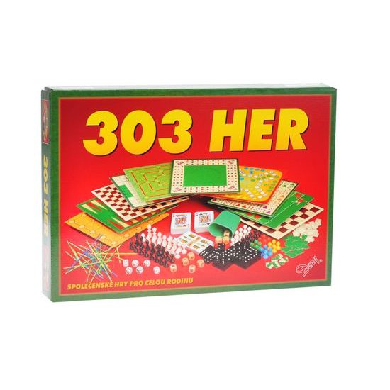 Společenská hra 303 her v krabičce