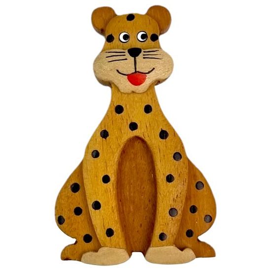 2Kids Toys Dřevěná magnetka velká Leopard