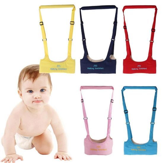 Popruhy na učení chůze pro děti růžová - Walking Assistant