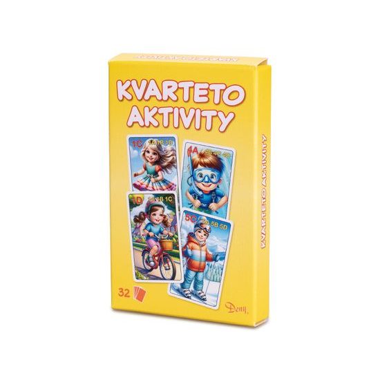 Karty Kvarteto aktivity 32ks v krabičce