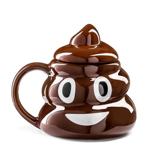 Zábavný hrnek s nákupem emoji