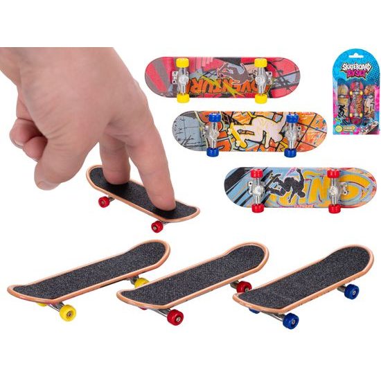 Skateboard 9,5cm 3ks v krabičce