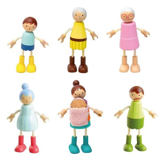 2Kids Toys Panenky do domečku Rodina