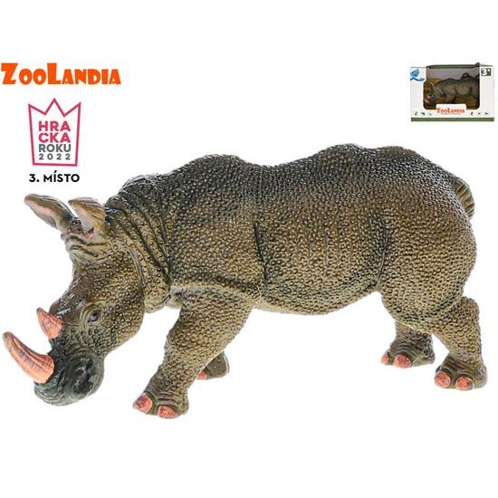 Zoolandia nosorožec 14cm v krabičce