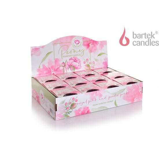 Bartek Svíčka sklo 115g Peony