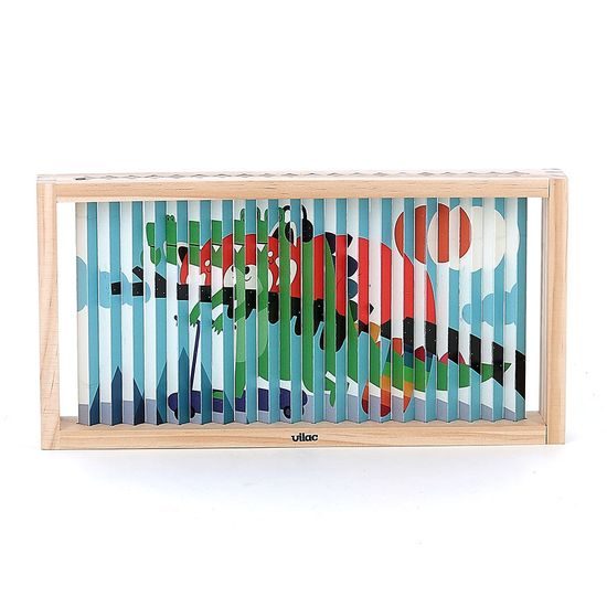 Vilac Dřevěná 4D skládačka Zvířátka