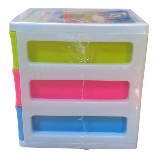 PF Plastový organizér 3 patrový 17x17x13.5cm