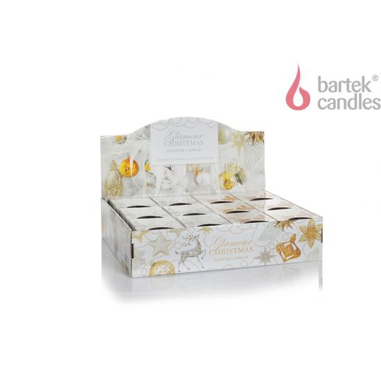 Bartek Svíčka Sklo 115g V Christmas Glamour