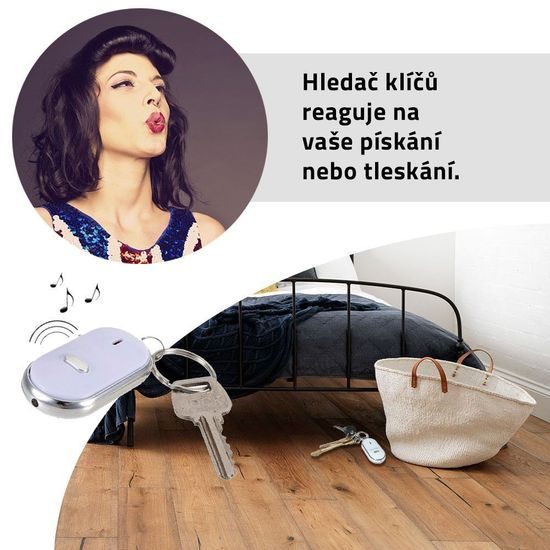 Hledač klíčů Modern Key Finder - 3 Ks
