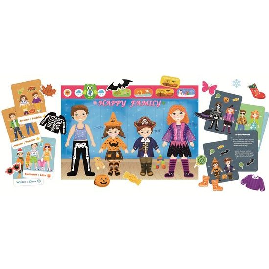 2Kids Toys Magnetické oblékání Rodina