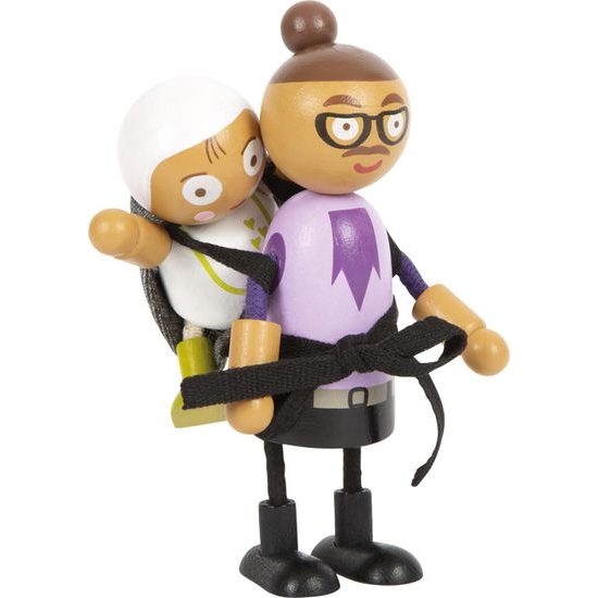 small foot Ohebné panenky rodina s dítětem