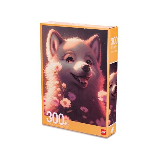 Puzzle 38x25cm liščí mláďátko 300dílků v krabičce