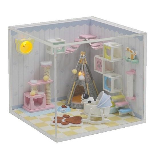 2Kids Toys miniatura domečku Domov kočičky Mňau