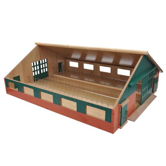 Kids Globe Farming farma dřevěná 73x60x26cm 1:32 v krabičce