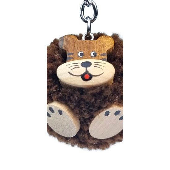 2Kids Toys Dřevěná klíčenka pompon Tygr