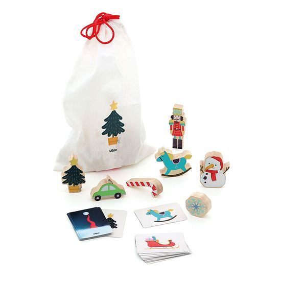 Vilac Adventní kalendář Hmatej a najdi