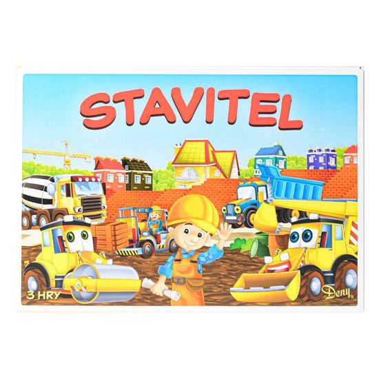Společenská hra logická Stavitel v krabičce
