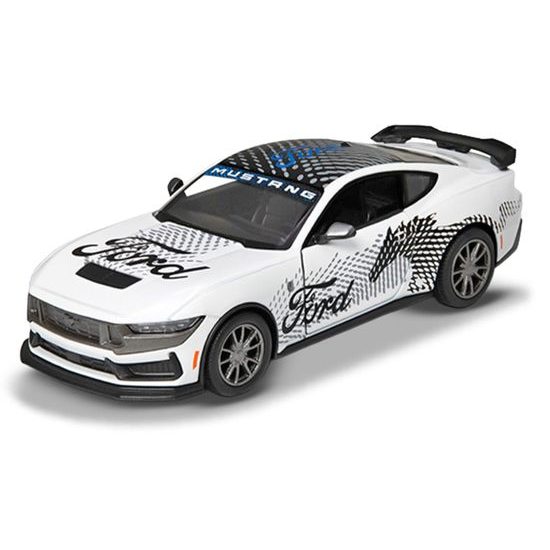 Kinsmart Ford Mustang Dark Horse Livery 12,5cm 1:38 kov zpětný chod 4barvy 12ks v DBX