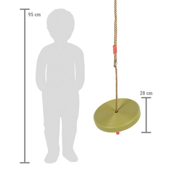 small foot Plastová houpačka swift zelená
