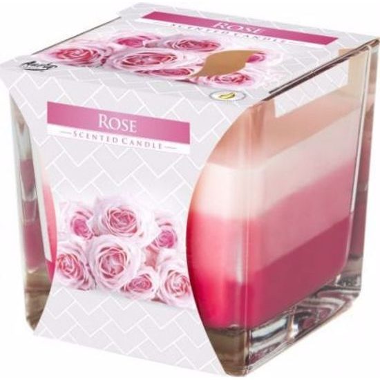 Bispol Svíčka ve skle Rose