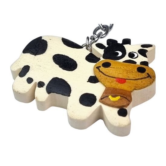 2Kids Toys Dřevěná klíčenka velká Kráva