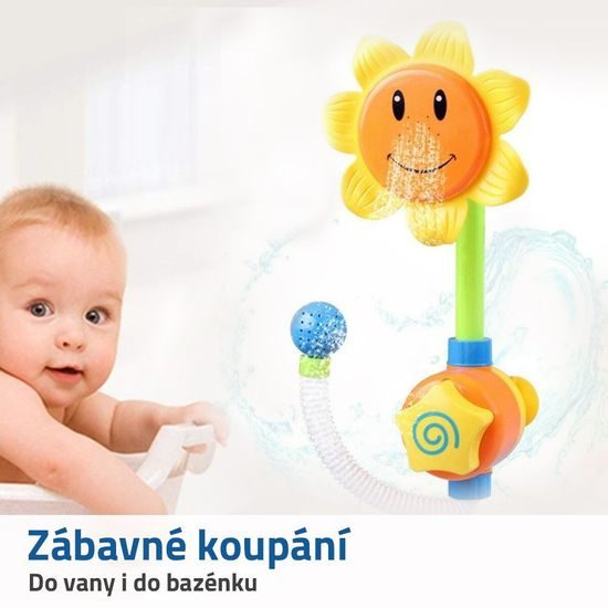 Sprcha do vany - slunečnice