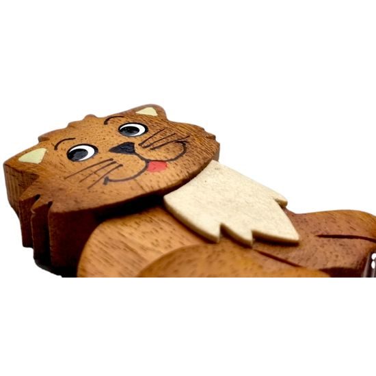 2Kids Toys Dřevěná magnetka velká Kočka