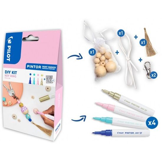 Sada PILOT PINTOR KORÁLKY+ 4 popisovače