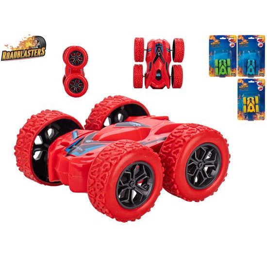 Roadblasters auto 180° 8cm na setrvačník 4barvy na kartě
