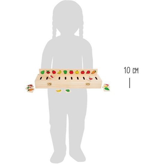 small foot Dřevěná motorická vkládačka třídění