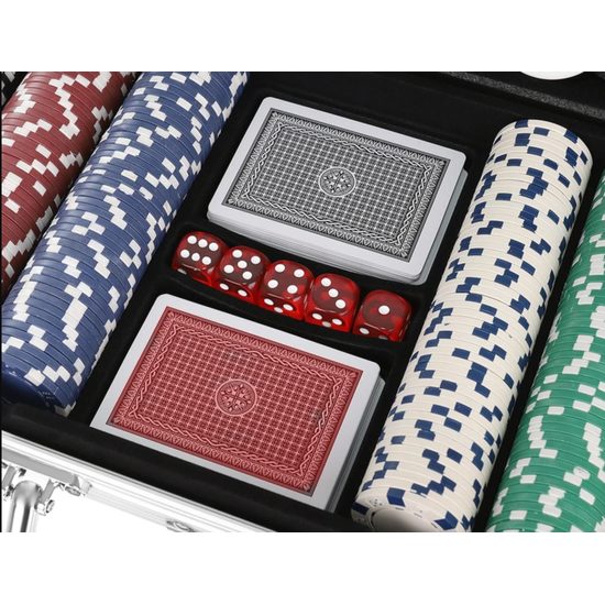 Poker set v kufříku - 300 žetonů