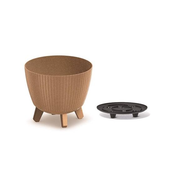 Květináč LAMIA ECO WOOD 28,8 cm: naturo ECO