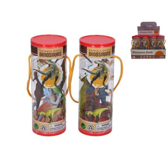 Dinosauři 7-9cm v tubě 12ks v DBX