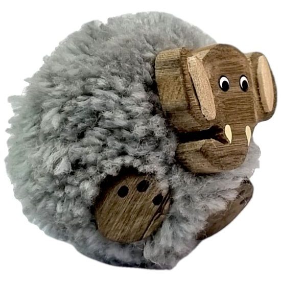 2Kids Toys Dřevěná magnetka velká pompon Slon