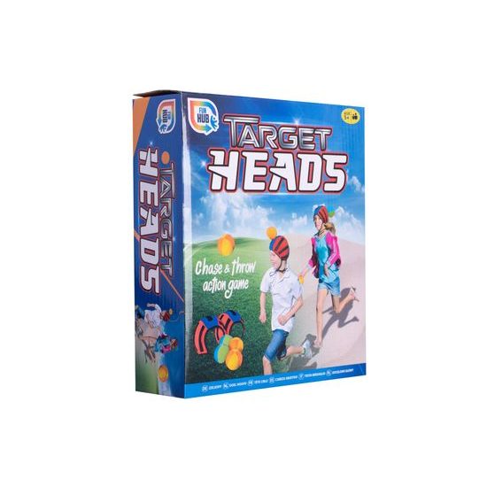 Target Heads - čepice se suchým zipem a míčky 4ks v krabičce