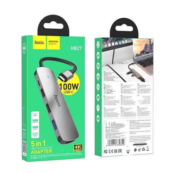 Type-C USB HUB HDTV+USB3.0+USB2.0*2PD