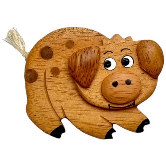 2Kids Toys Dřevěná magnetka velká Prase
